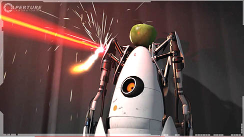 画像ギャラリー No.004のサムネイル画像 / 「Portal 2」の2体のロボットの役割とは。Aperture Scienceのプロモーションムービー第2弾，「Bot Trust」公開