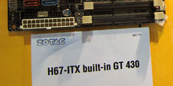 画像ギャラリー No.013のサムネイル画像 / ZOTAC，「GeForce GT 430」オンボードのMini-ITXマザーボードを公開