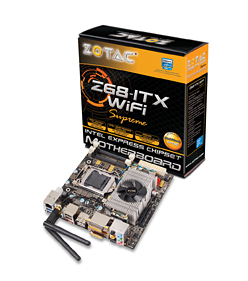 画像ギャラリー No.001のサムネイル画像 / GT 430オンボードのZ68搭載Mini-ITXマザーボードがZOTACから登場