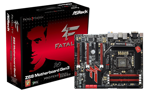 画像ギャラリー No.001のサムネイル画像 / Fatal1tyブランドのZ68搭載マザーボードがASRockから