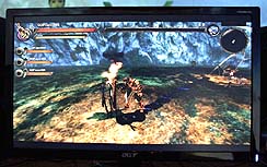 画像ギャラリー No.005のサムネイル画像 / 「Core Blaze」のプレイレポートを掲載。世界初のプレイアブル展示となる本作は，3Dアクションとしての根幹部分がしっかり練り込まれている印象