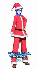 画像ギャラリー No.027のサムネイル画像 / 「初音ミク -Project DIVA- 2nd」＆「初音ミク Project DIVA Arcade」，クリスマスにピッタリなサンタクロースの新モジュールが11月30日に配信