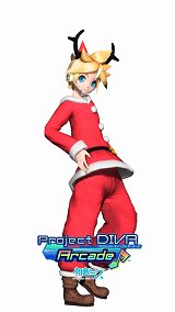 画像ギャラリー No.029のサムネイル画像 / 「初音ミク -Project DIVA- 2nd」＆「初音ミク Project DIVA Arcade」，クリスマスにピッタリなサンタクロースの新モジュールが11月30日に配信