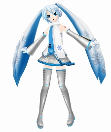 画像ギャラリー No.008のサムネイル画像 / 「さっぽろ雪まつり」の“雪ミク”が，PSP「初音ミク -Project DIVA- 2nd」＆AC「初音ミク Project DIVA Arcade」の追加モジュールとして配信決定