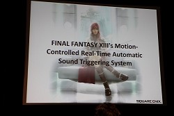 画像ギャラリー No.003のサムネイル画像 / ［GDC 2010］シーケンサーで音を当てるのはもう古い？ 「ファイナルファンタジーXIII」で採用された自動サウンド生成システム「MASTS」とは