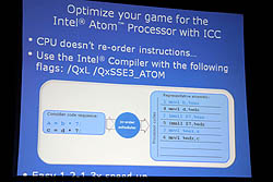 画像ギャラリー No.005のサムネイル画像 / ［GDC 2010］Netbookでゲーム？　Atom搭載PCは携帯型ゲーム機の夢を見るか