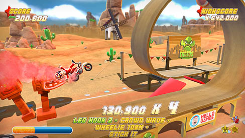 画像ギャラリー No.002のサムネイル画像 / ［TGS 2010］たった4人で作ったバイクレースゲームとは。イギリスのデベロッパ，Hello Gamesが日本のメディアに「Joe Danger」の日本語版を紹介
