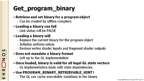 画像ギャラリー No.010のサムネイル画像 / ［SIGGRAPH］Khronos，OpenGL 4.1を発表。カンファレンスからその詳細を確認する