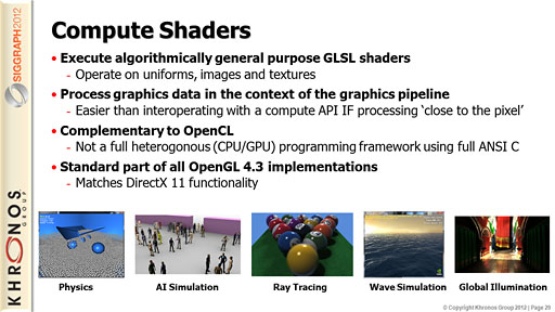 画像ギャラリー No.015のサムネイル画像 / OpenGLはDirectX 11を超え，OpenGL ESは据え置き型ゲーム機と同等以上に。Khronosの最新動向レポート