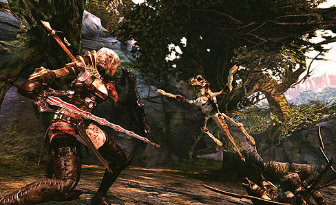 画像ギャラリー No.004のサムネイル画像 / キャラ立ちの良さも魅力の「Hunted:The Demon's Forge」が,Bethesda Softworksのプレスカンファレンス「BFG 2011」でプレイアブル展示