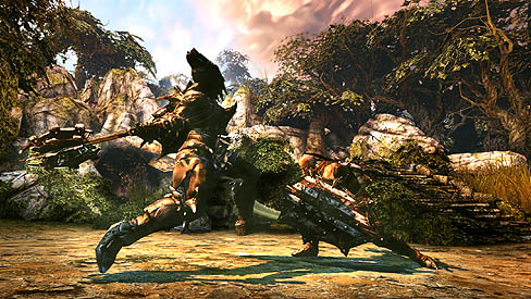 画像ギャラリー No.008のサムネイル画像 / キャラ立ちの良さも魅力の「Hunted:The Demon's Forge」が,Bethesda Softworksのプレスカンファレンス「BFG 2011」でプレイアブル展示