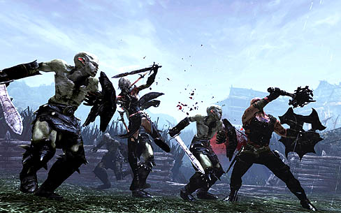 画像ギャラリー No.010のサムネイル画像 / キャラ立ちの良さも魅力の「Hunted:The Demon's Forge」が,Bethesda Softworksのプレスカンファレンス「BFG 2011」でプレイアブル展示