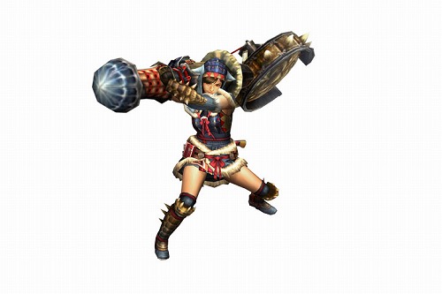 画像ギャラリー No.003のサムネイル画像 / 「モンスターハンターポータブル 3rd」,4日連続で公開されるプレイムービー第3弾は「ガンランス」「ライトボウガン」「狩猟笛」にフォーカス