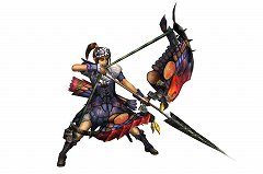 画像ギャラリー No.003のサムネイル画像 / 「モンスターハンターポータブル 3rd」，「弓」「へビィボウガン」「スラッシュアックス」の紹介ムービー。新たな攻撃モーションは必見だ