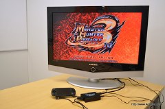 画像ギャラリー No.021のサムネイル画像 / 大画面テレビの全画面表示で「モンスターハンターポータブル 3rd」を遊びたい! 1万5000円あればできるPSPのテレビ出力導入ガイド