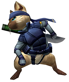 画像ギャラリー No.002のサムネイル画像 / アイルーもうっかり潜入!? 「MHP 3rd」＆「MGS：PW」の強力コラボによるDLクエスト「MGS・ソリッド＆リキッド」が12月24日13時に配信開始