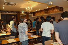 画像ギャラリー No.035のサムネイル画像 / モンスターハンターフェスタ'11決勝大会は10月2日開催。等身大リオレウス希少種(の一部分)も公開された,第2回「モンスターハンターポータブル 3rd」メディア対抗ゲーム大会レポート
