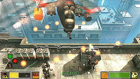 画像ギャラリー No.001のサムネイル画像 / EA，傭兵コンビを操作して崩壊した上海を駆け抜ける，「アーミー オブ ツー：The 40th Day」のPSP版を6月24日にリリース