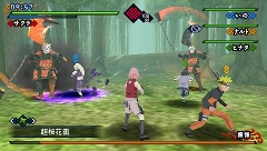 画像ギャラリー No.004のサムネイル画像 / ナルトゲーム初の“フォーマンセルアクション”を実現。PSP用ソフト「NARUTO−ナルト− 疾風伝  キズナドライブ」が2010年内に発売