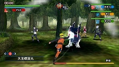 画像ギャラリー No.007のサムネイル画像 / ナルトゲーム初の“フォーマンセルアクション”を実現。PSP用ソフト「NARUTO−ナルト− 疾風伝  キズナドライブ」が2010年内に発売