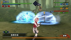 画像ギャラリー No.009のサムネイル画像 / ナルトゲーム初の“フォーマンセルアクション”を実現。PSP用ソフト「NARUTO−ナルト− 疾風伝  キズナドライブ」が2010年内に発売