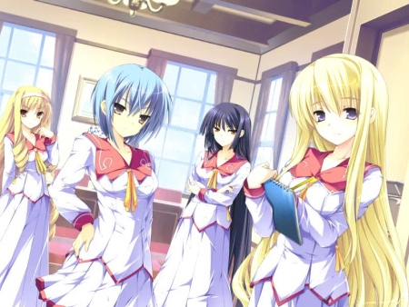 画像ギャラリー No.012のサムネイル画像 / PS2「花と乙女に祝福を〜春風の贈り物〜」，二人のヒロインの切ない想いを綴る新OPムービーが公開に