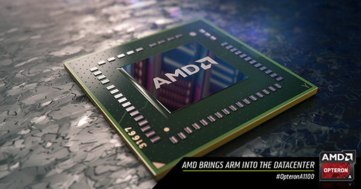 画像ギャラリー No.001のサムネイル画像 / AMD,Cortex-A57×8と10Gbitネットワークコントローラ×2を統合するサーバー向けSoC「Opteron A1100」を発表