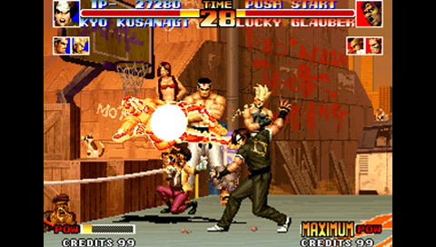 画像ギャラリー No.004のサムネイル画像 / 往年のKOFが再び,PSP用ソフト「KOF PORTABLE ’94〜’98 Chapter of Orochi」,PS2用ソフト「KOF 2002 UNLIMITED MATCH 闘劇ver.」が6月24日に発売