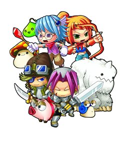画像ギャラリー No.001のサムネイル画像 / ネクソン,ニンテンドーDS用ソフト「メイプルストーリーDS」を11月17日に発売。オンライン版のアイテム3種が手に入る数量限定の購入特典付き