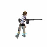 画像ギャラリー No.028のサムネイル画像 / サイバーフロント，3Dポリゴンのウィッチ達が暴れまわるXbox 360用シューティング「ストライクウィッチーズ 白銀の翼」を7月29日に発売，ねんどろいど付き限定版も