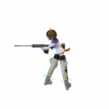 画像ギャラリー No.029のサムネイル画像 / サイバーフロント，3Dポリゴンのウィッチ達が暴れまわるXbox 360用シューティング「ストライクウィッチーズ 白銀の翼」を7月29日に発売，ねんどろいど付き限定版も