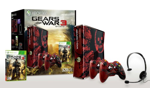画像ギャラリー No.001のサムネイル画像 / 「Gears of War 3」，特別デザインのXbox 360同梱セットなど数量限定製品がソフトと同時リリース決定