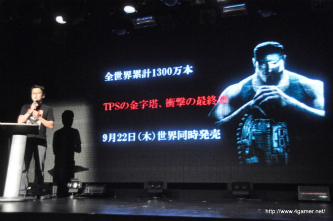 画像ギャラリー No.007のサムネイル画像 / 本日発売の「Gears of War 3」，FUJIWARA，椿鬼奴さん，あやまんJAPANが発売を祝福しに駆けつけた，発売記念イベントの模様をレポート