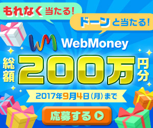 画像ギャラリー No.002のサムネイル画像 / バリアブルタイプのWebMoneyギフトカードが販売開始。5万ポイントが当たる企画も