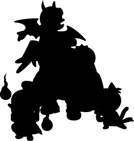 画像ギャラリー No.032のサムネイル画像 / 「コテ！　メン！」と叫ぶ苺？　「太鼓の達人DS ドロロン！ヨーカイ大決戦！！」ではどんちゃんの装備によって音色や見た目が変化