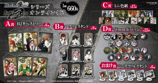 画像ギャラリー No.006のサムネイル画像 / くじ引き堂に「シュタインズ・ゲート」シリーズのオンラインくじが登場