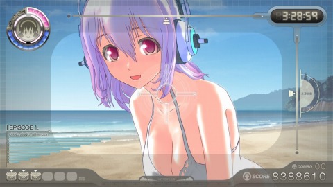 画像ギャラリー No.010のサムネイル画像 / 「はじめまして！　すーぱーそに子です」，ニトロプラスの新作「ソニコミ」は，フル3Dの美少女と絆を深める恋愛コミュニケーションだ