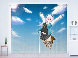 画像ギャラリー No.002のサムネイル画像 / 「ソニコミ」「STEINS;GATE」のキャラクターを描いたカーテンが発売に。ワンルーム住まいだと窓が足りねえ!