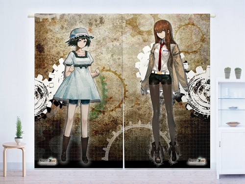 画像ギャラリー No.004のサムネイル画像 / 「ソニコミ」「STEINS;GATE」のキャラクターを描いたカーテンが発売に。ワンルーム住まいだと窓が足りねえ!