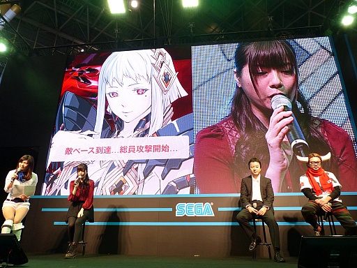 画像ギャラリー No.003のサムネイル画像 / ［JAEPO2014］「ボーダーブレイク スクランブルVer.4.0」，2日目のステージイベントをレポート。新キャラ「ジーナ」を演じるのは明坂聡美さん