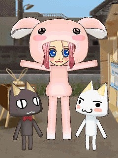 画像ギャラリー No.004のサムネイル画像 / 「Mobage」のコインガチャに「どこでもいっしょ」のアバターが本日登場