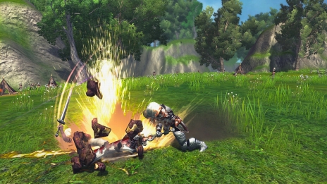 画像ギャラリー No.005のサムネイル画像 / 「RaiderZ」ダウンやのけぞりなどの各アクションと，フィールドマップの様子をプロモーションムービーで確認