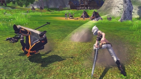 画像ギャラリー No.007のサムネイル画像 / 「RaiderZ」ダウンやのけぞりなどの各アクションと，フィールドマップの様子をプロモーションムービーで確認