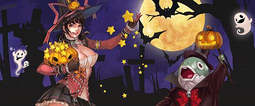 画像ギャラリー No.001のサムネイル画像 / 「RaiderZ」，ハロウィンイベントが開催。外見を変更できる美容室システムも