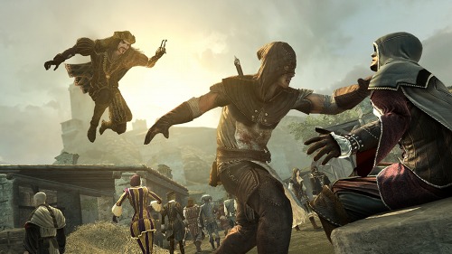 画像ギャラリー No.009のサムネイル画像 / ［E3 2010］「Assassin's Creed: Brotherhood」に初めて搭載されたマルチプレイを体験プレイ。ローマの街は，暗殺者でいっぱい