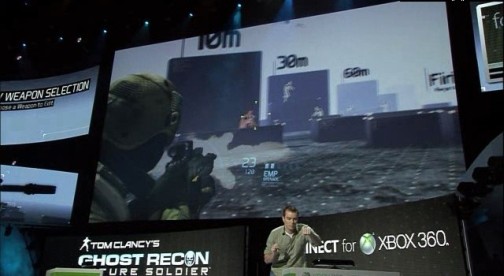 画像ギャラリー No.006のサムネイル画像 / ［E3 2011］Kinectでのユニークな操作方法に注目，新作FPS「Ghost Recon: Future Soldier」のプレイシーンが公開に