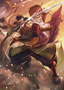 画像ギャラリー No.007のサムネイル画像 / 「戦国IXA」，絵巻作家・正子公也氏が描く織田信忠など9枚のカードが登場