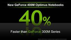 画像ギャラリー No.010のサムネイル画像 / NVIDIA,ノートPC向けGPU「GeForce 400M」の新製品7モデルを一挙発表