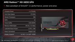 画像ギャラリー No.005のサムネイル画像 / AMD,新世代GPU「Radeon HD 6800」を発表。HD 5800シリーズの後継を179〜239ドルで