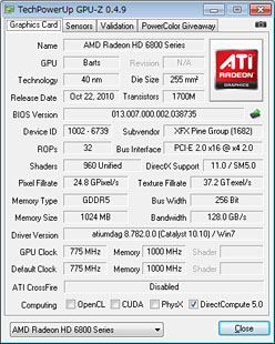 画像ギャラリー No.010のサムネイル画像 / 「XFX初」とされるデュアルファン仕様のHD 6850カード，その実力を検証